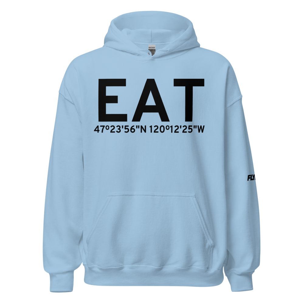 Wenatchee (KEAT) Airport Hoodie Sweatshirt 