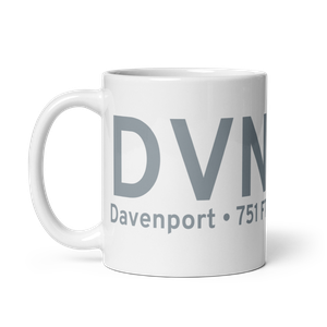 Davenport (KDVN) Airport Mug