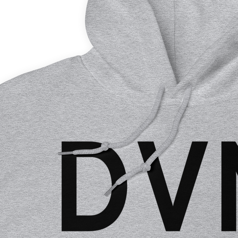 Davenport (KDVN) Airport Hoodie Sweatshirt 