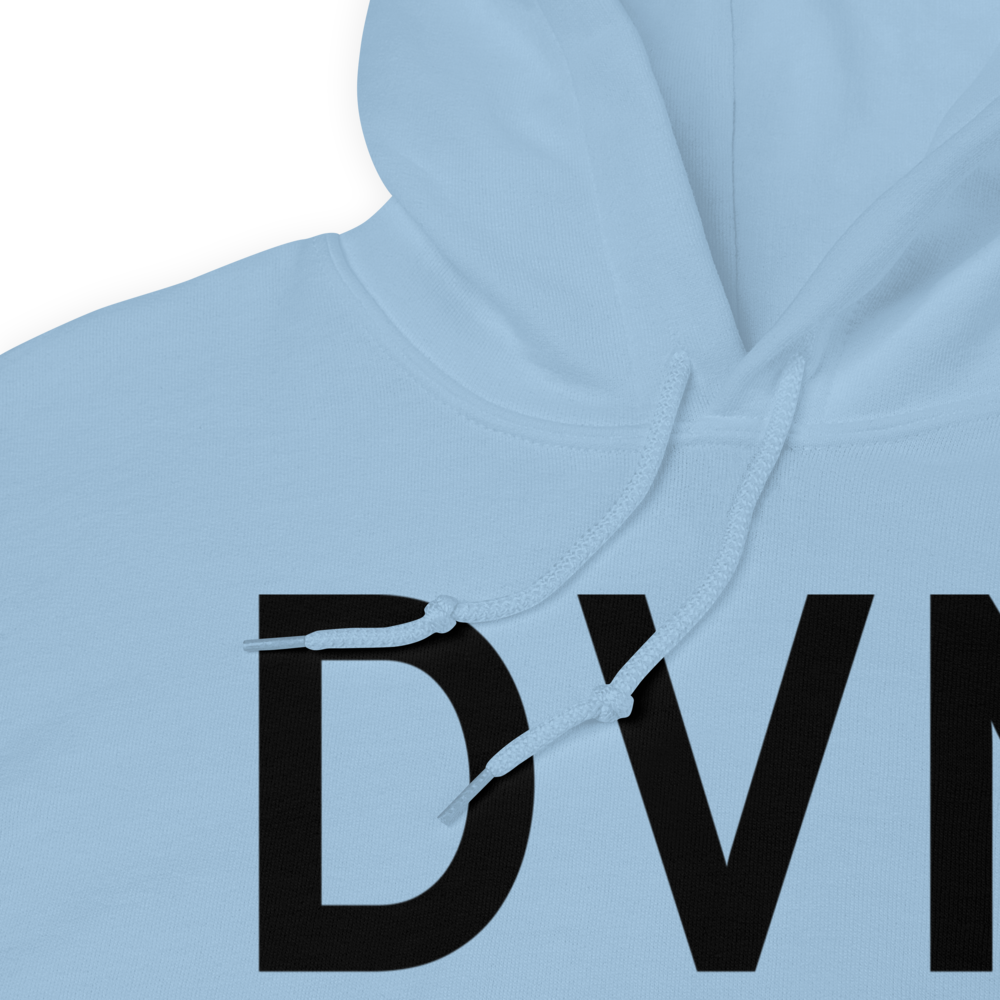 Davenport (KDVN) Airport Hoodie Sweatshirt 