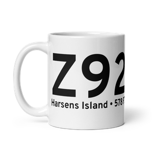 Harsens Island (Z92) Airport Mug