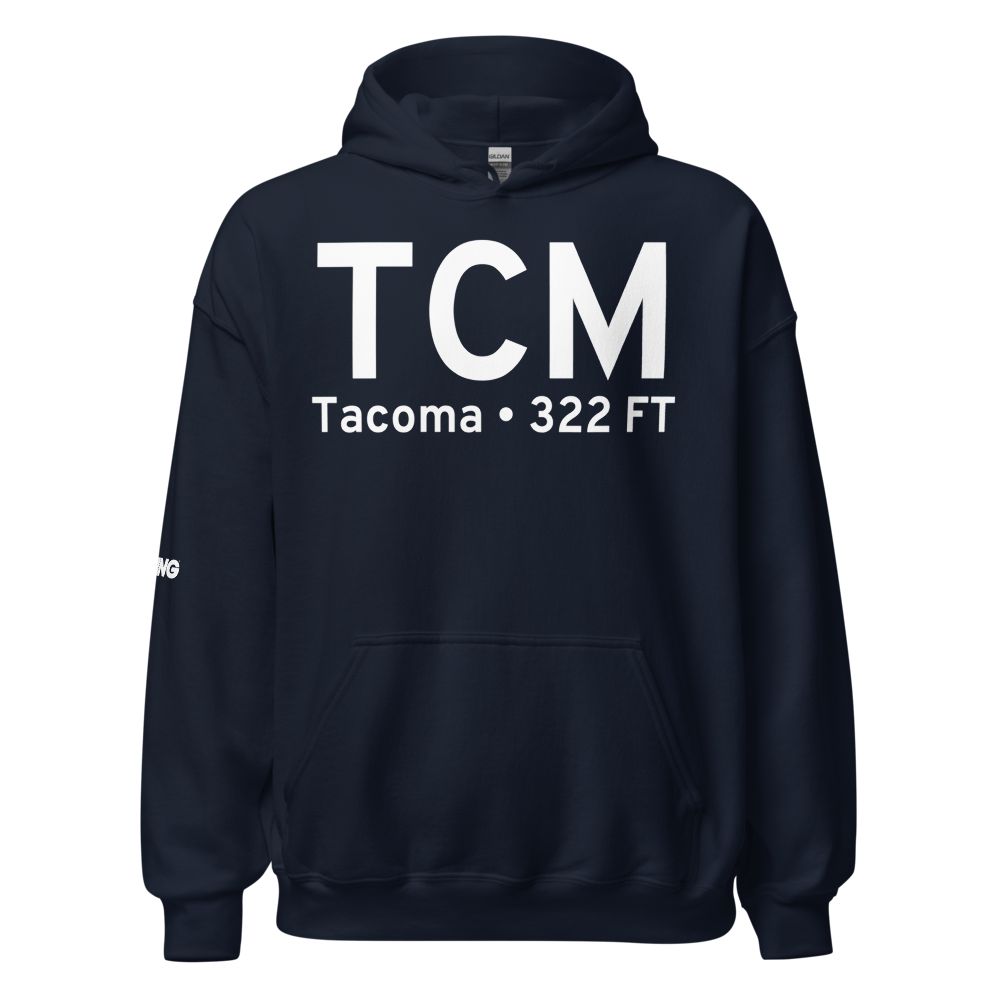 Tacoma (KTCM) Airport Hoodie Sweatshirt 