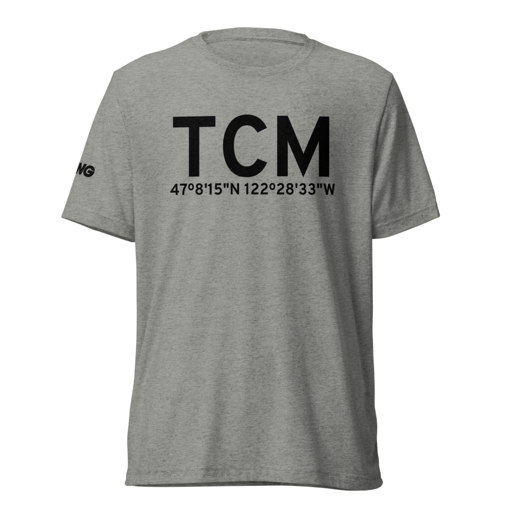 Tacoma (KTCM) Airport Tri-blend T-Shirt 