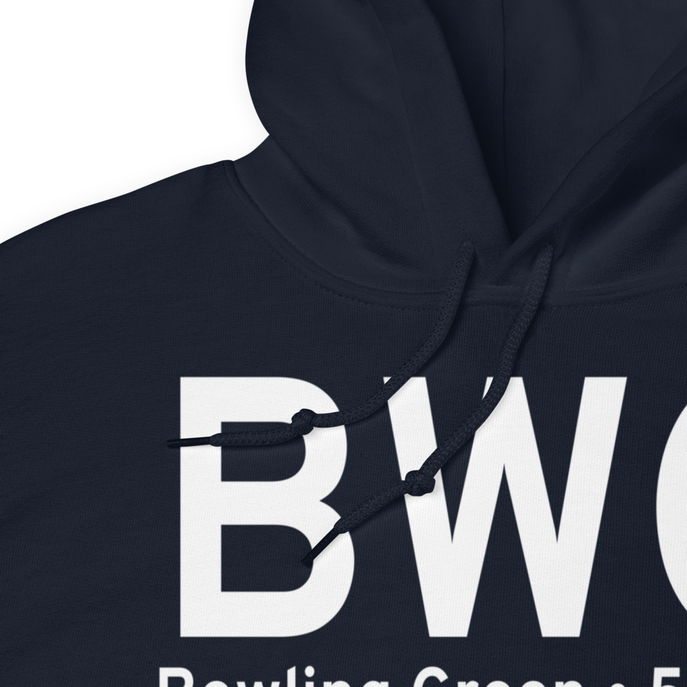Bowling Green (KBWG) Airport Hoodie Sweatshirt 