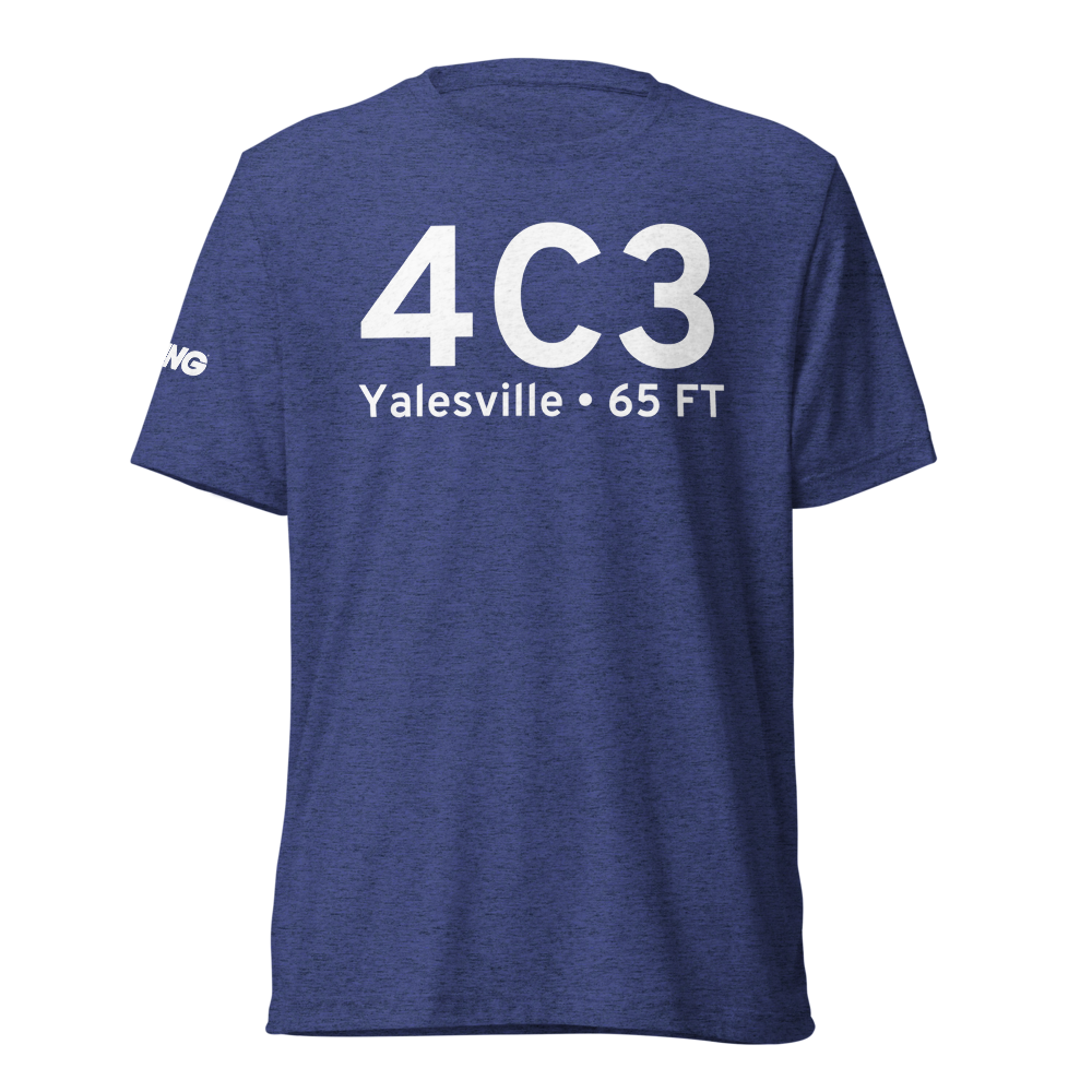 Yalesville (4C3) Airport Tri-blend T-Shirt 