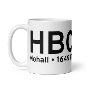 Mohall (KHBC) Airport Mug