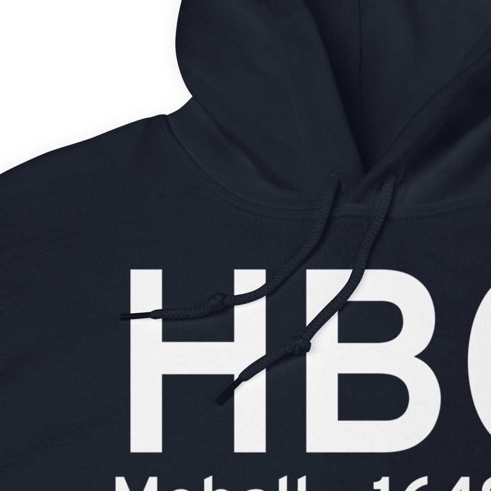 Mohall (KHBC) Airport Hoodie Sweatshirt 