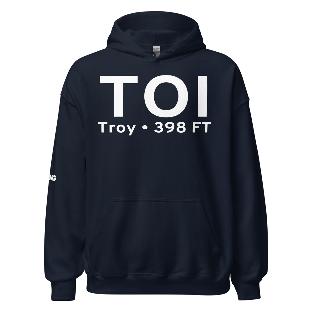 Troy (KTOI) Airport Hoodie Sweatshirt 