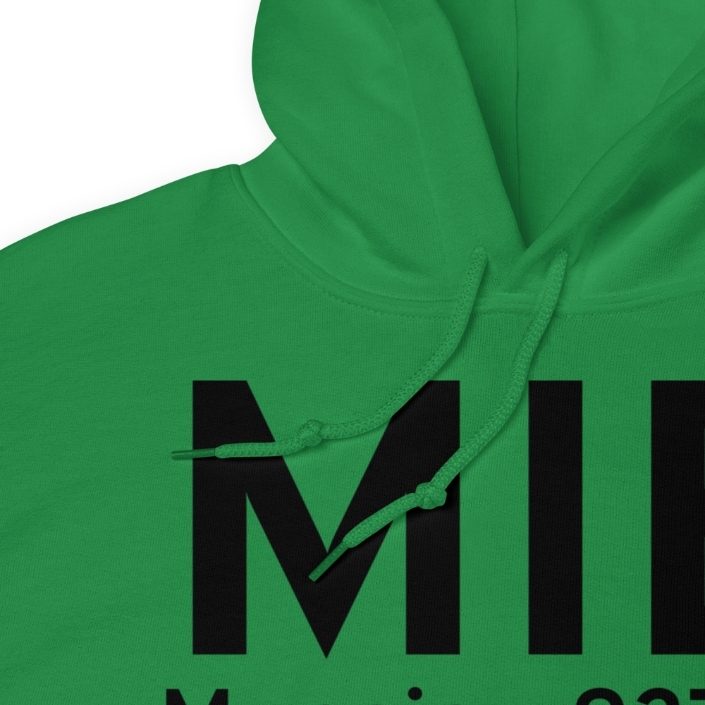 Muncie (KMIE) Airport Hoodie Sweatshirt 