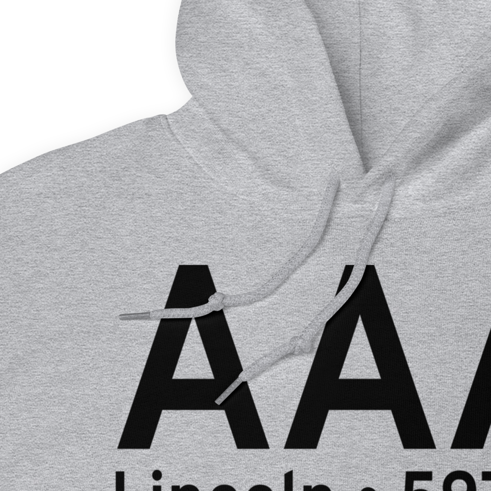 Lincoln (KAAA) Airport Hoodie Sweatshirt 