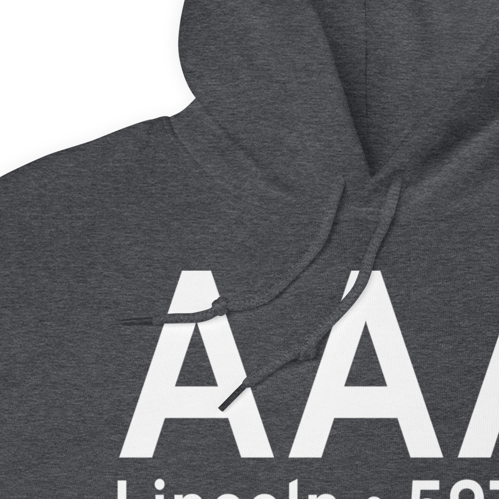 Lincoln (KAAA) Airport Hoodie Sweatshirt 