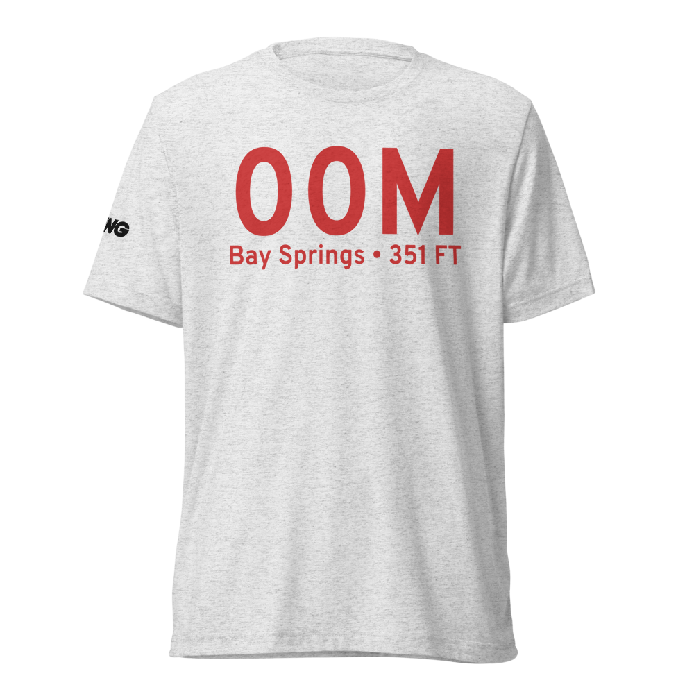 Bay Springs (K00M) Airport Tri-blend T-Shirt 