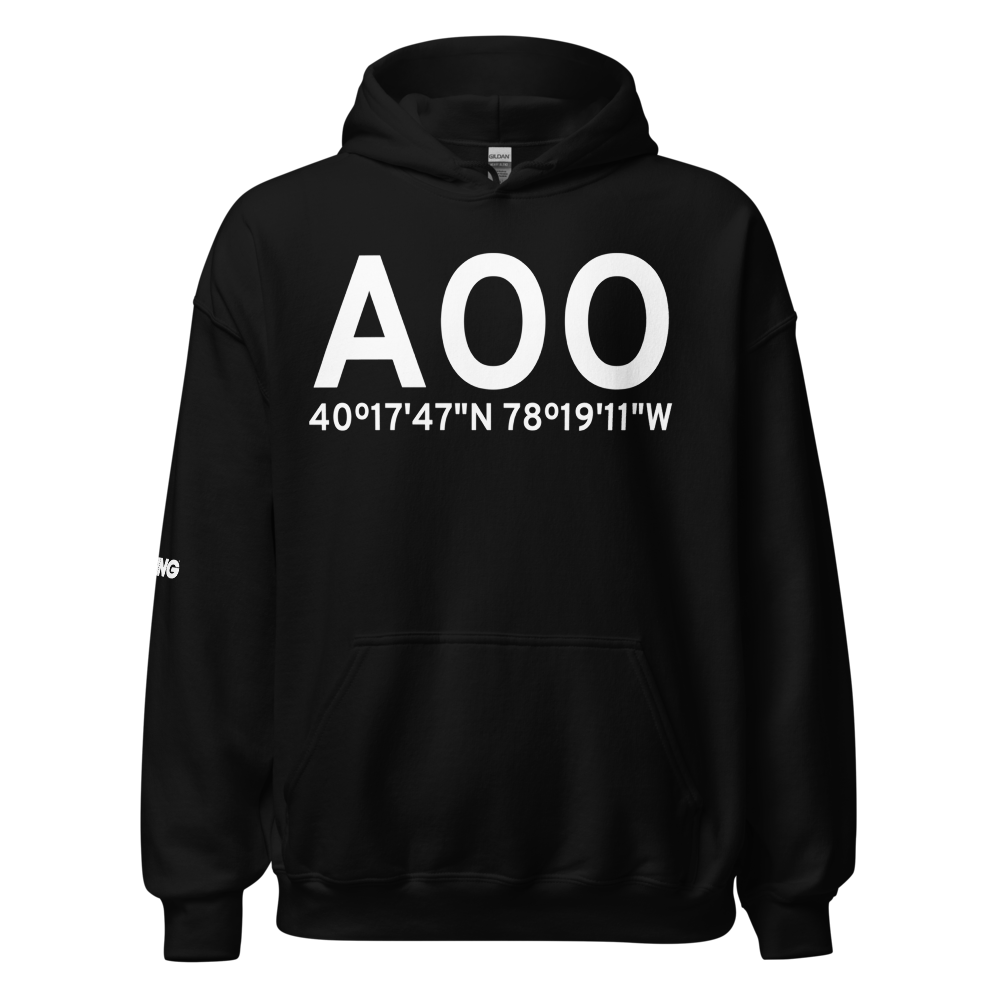 Altoona (KAOO) Airport Hoodie Sweatshirt 