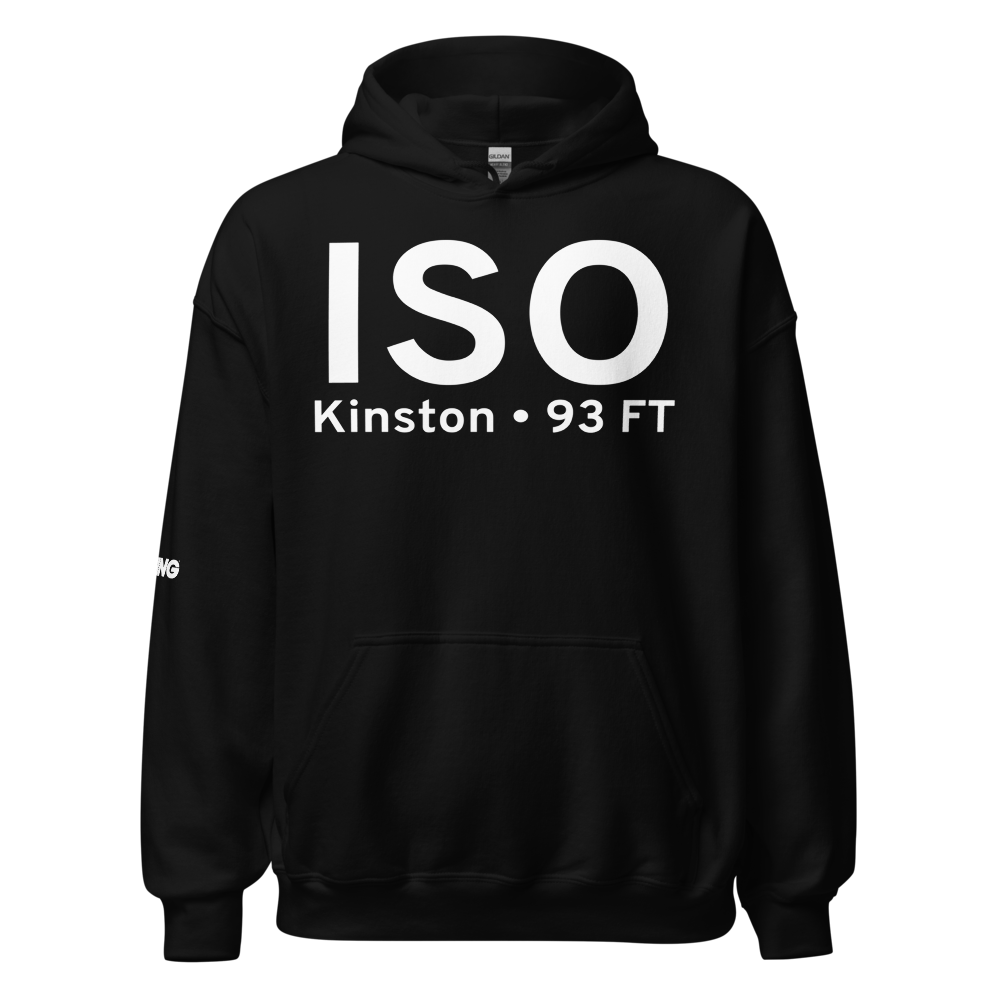 Kinston (KISO) Airport Hoodie Sweatshirt 