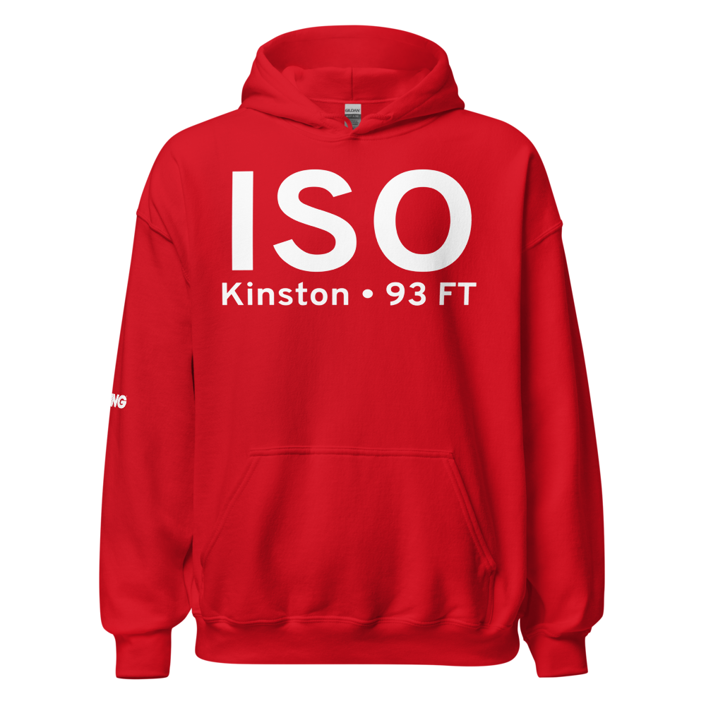Kinston (KISO) Airport Hoodie Sweatshirt 
