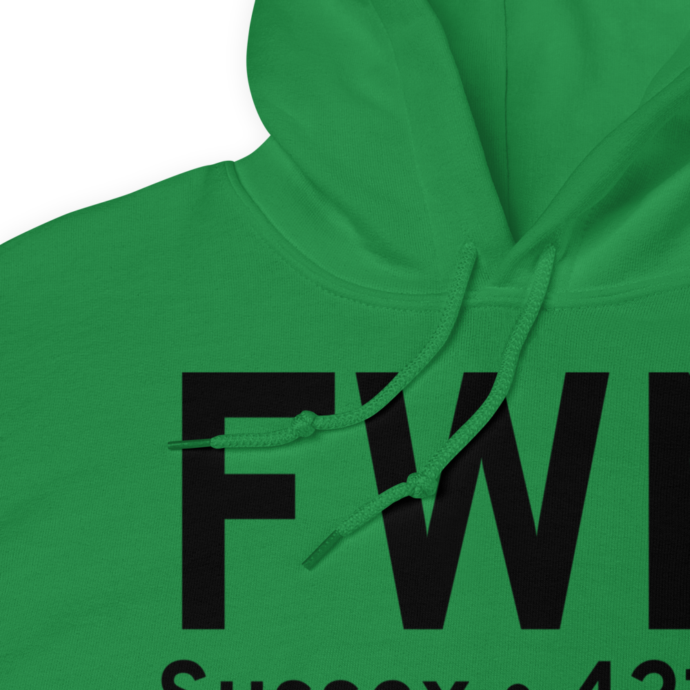 Sussex (KFWN) Airport Hoodie Sweatshirt 
