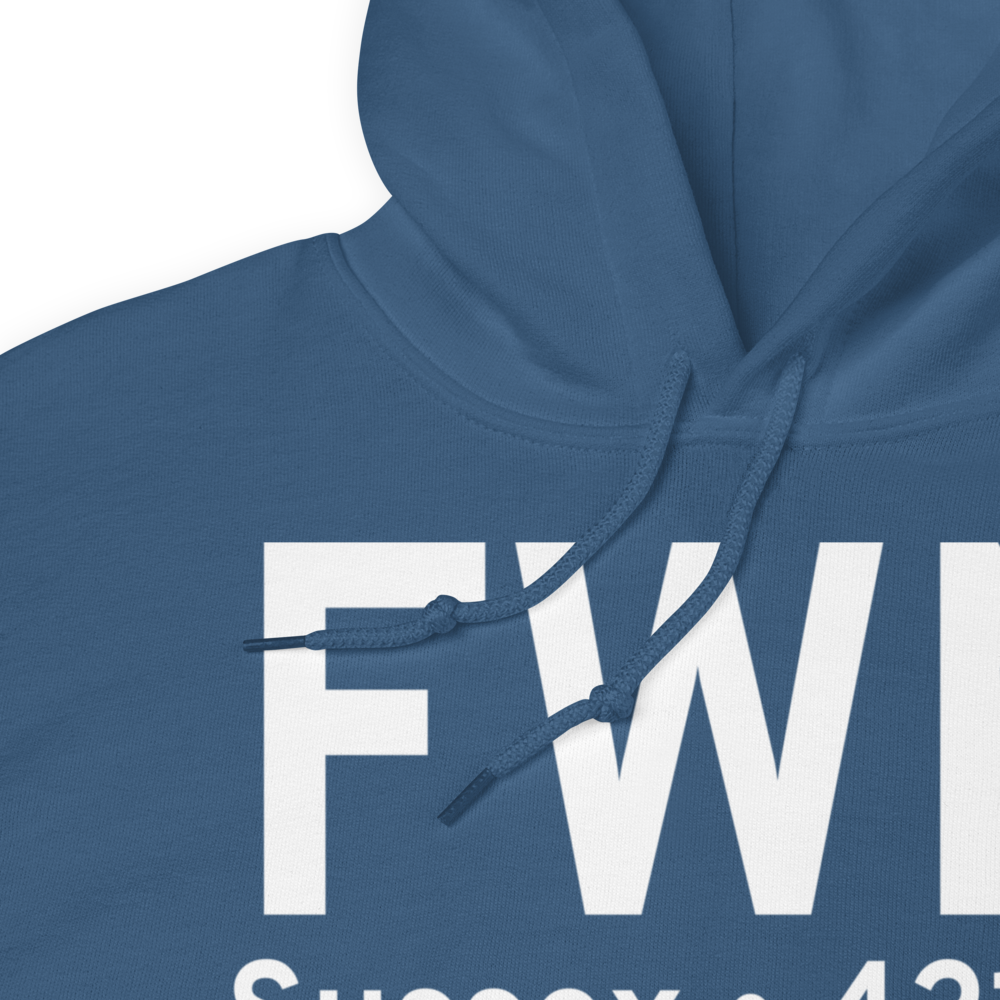 Sussex (KFWN) Airport Hoodie Sweatshirt 