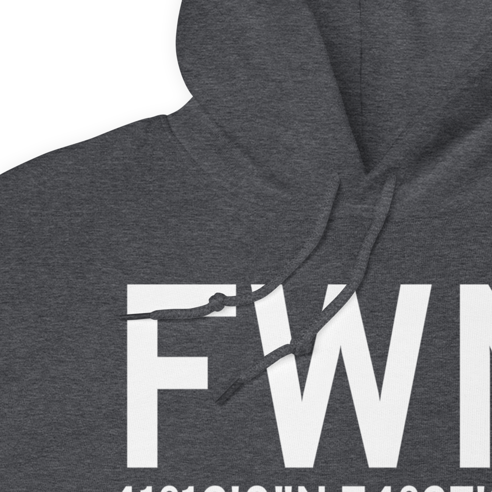 Sussex (KFWN) Airport Hoodie Sweatshirt 