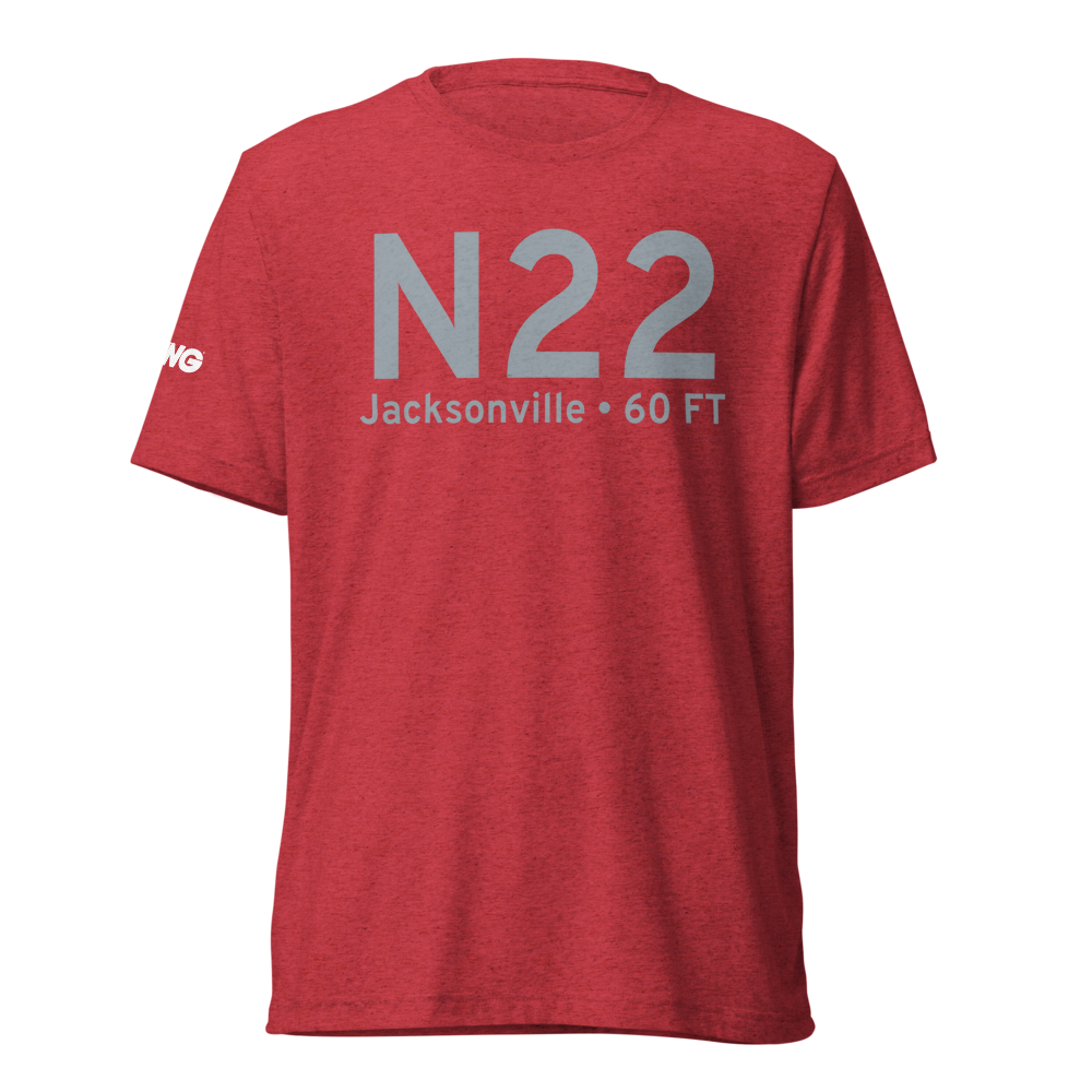 Jacksonville (N22) Airport Tri-blend T-Shirt 