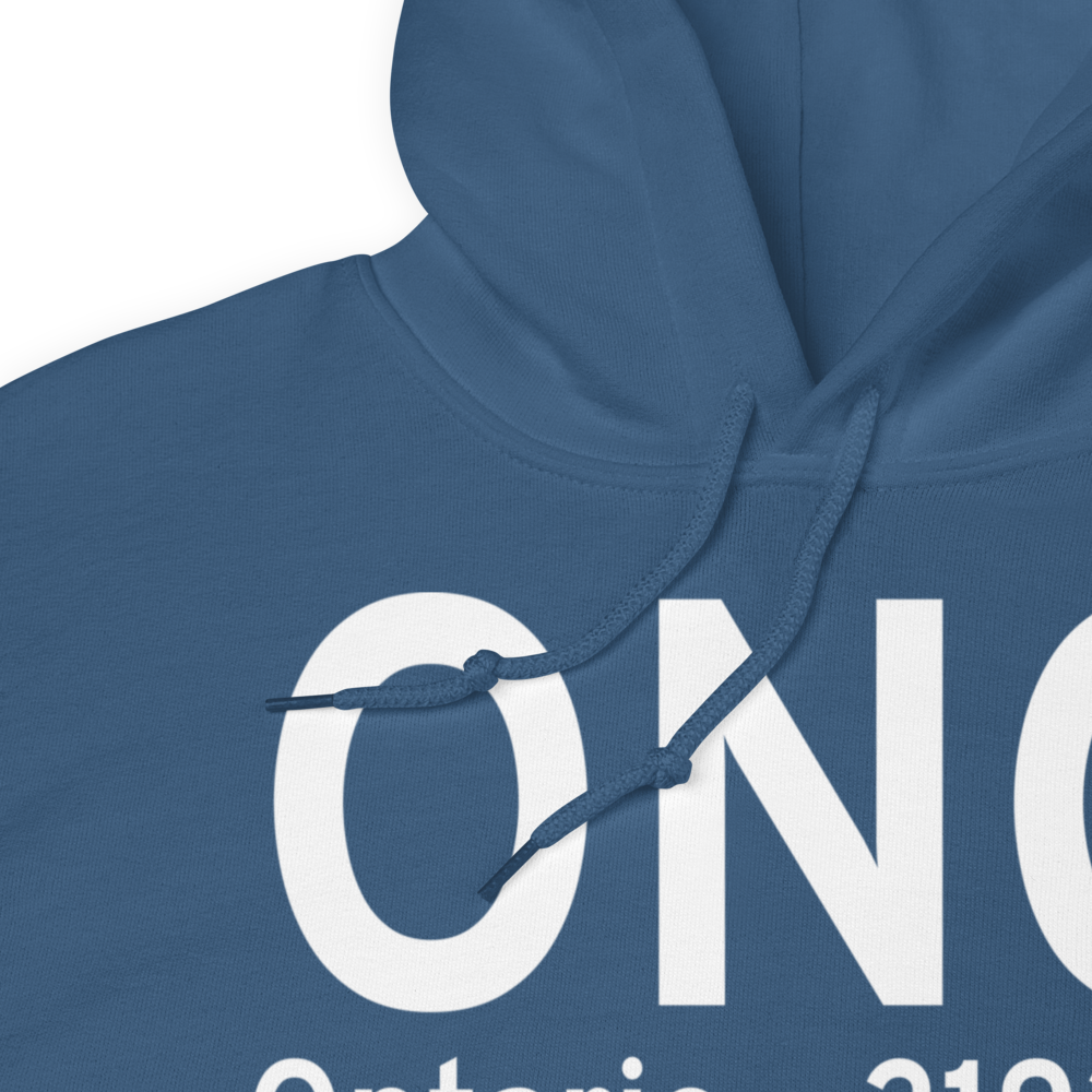 Ontario (KONO) Airport Hoodie Sweatshirt 