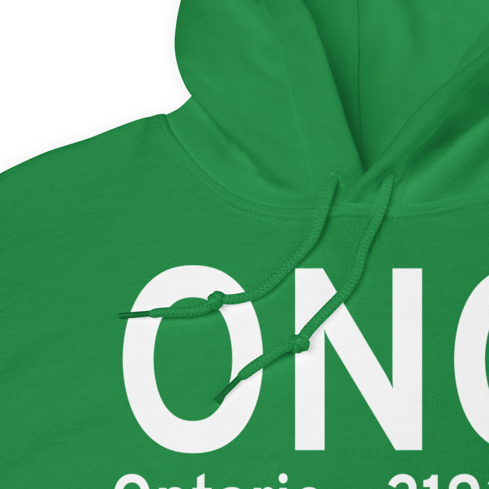 Ontario (KONO) Airport Hoodie Sweatshirt 