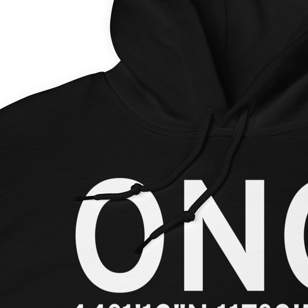 Ontario (KONO) Airport Hoodie Sweatshirt 
