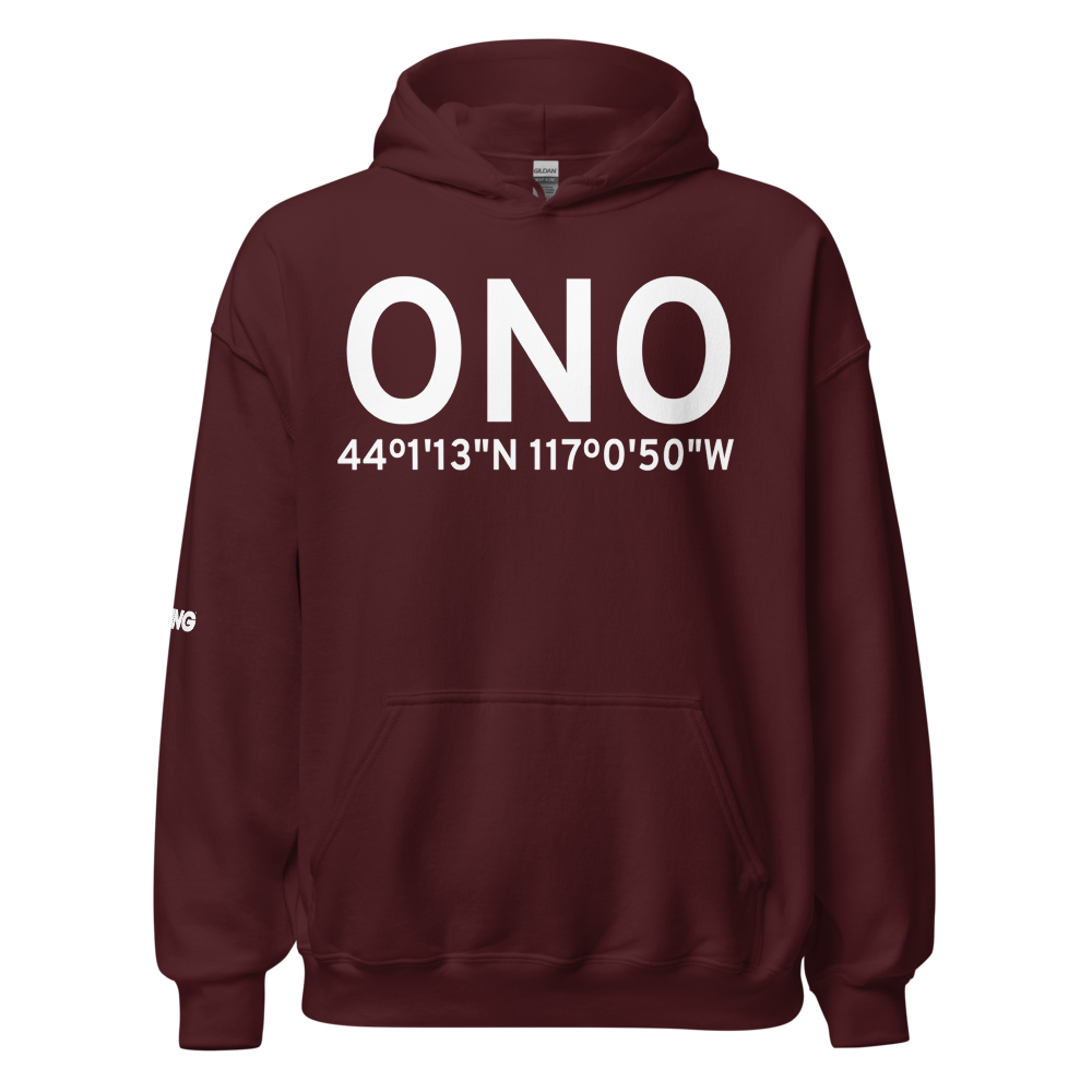 Ontario (KONO) Airport Hoodie Sweatshirt 
