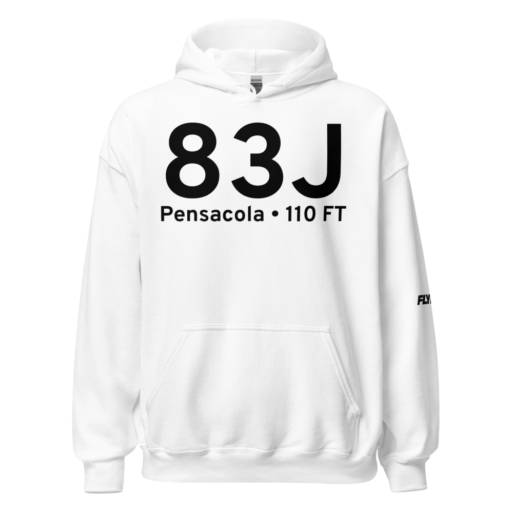 Pensacola (83J) Airport Hoodie Sweatshirt 