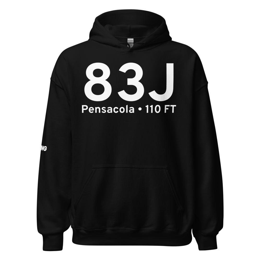 Pensacola (83J) Airport Hoodie Sweatshirt 