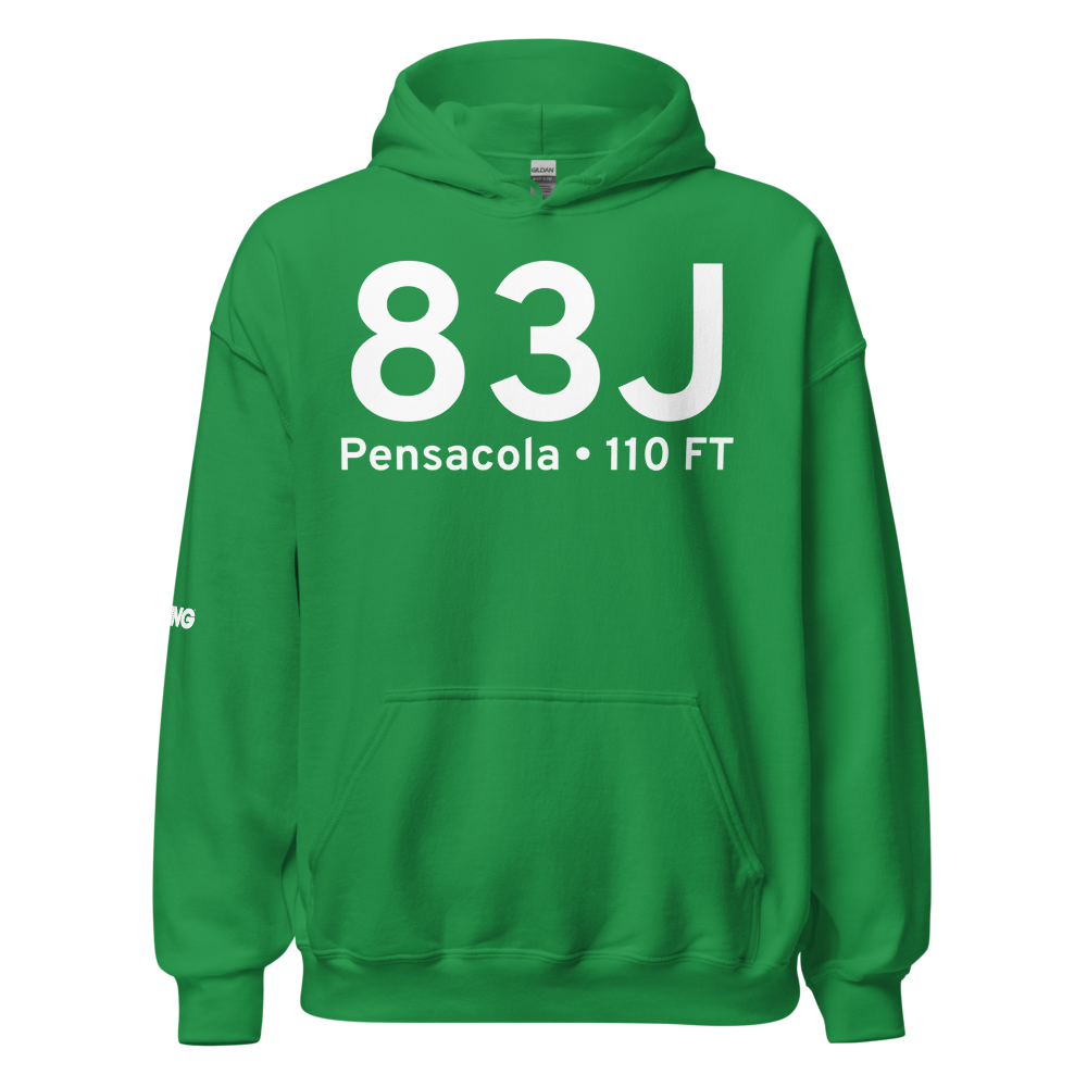 Pensacola (83J) Airport Hoodie Sweatshirt 
