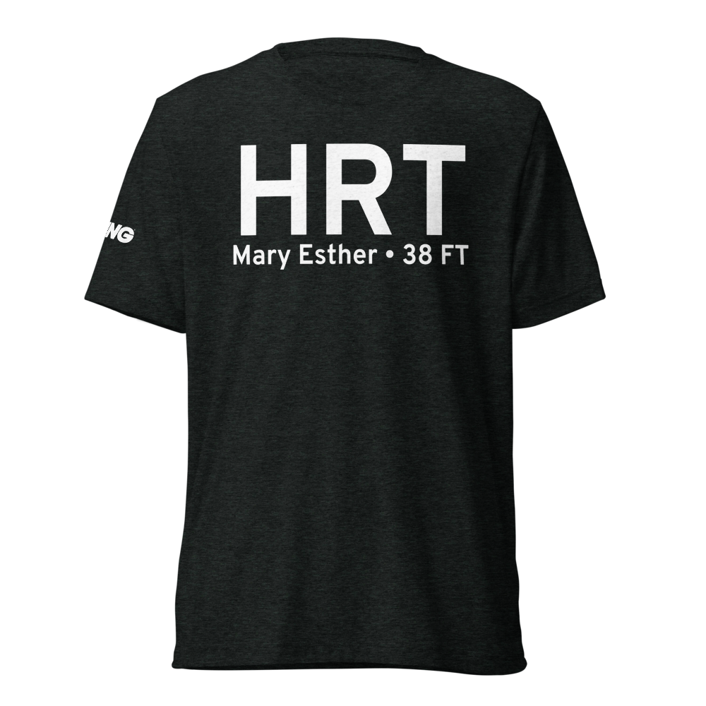 Mary Esther (KHRT) Airport Tri-blend T-Shirt 