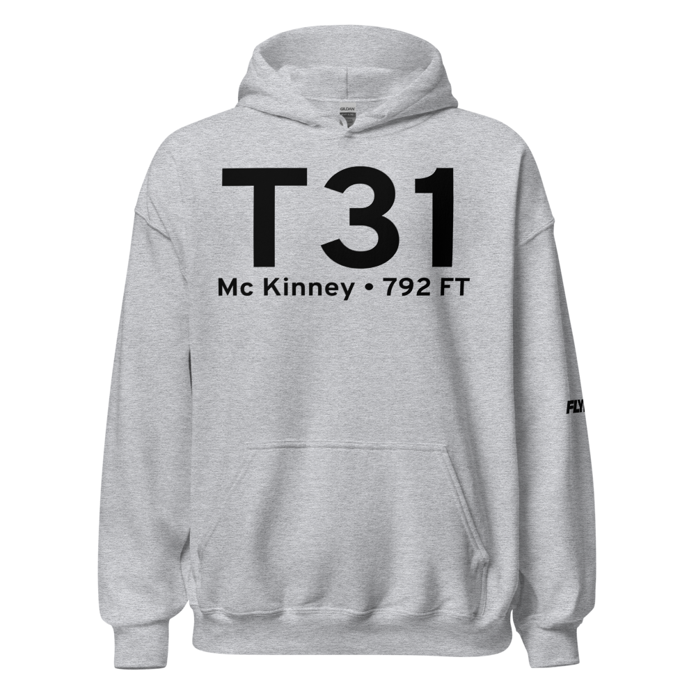 Mc Kinney (KT31) Airport Hoodie Sweatshirt 