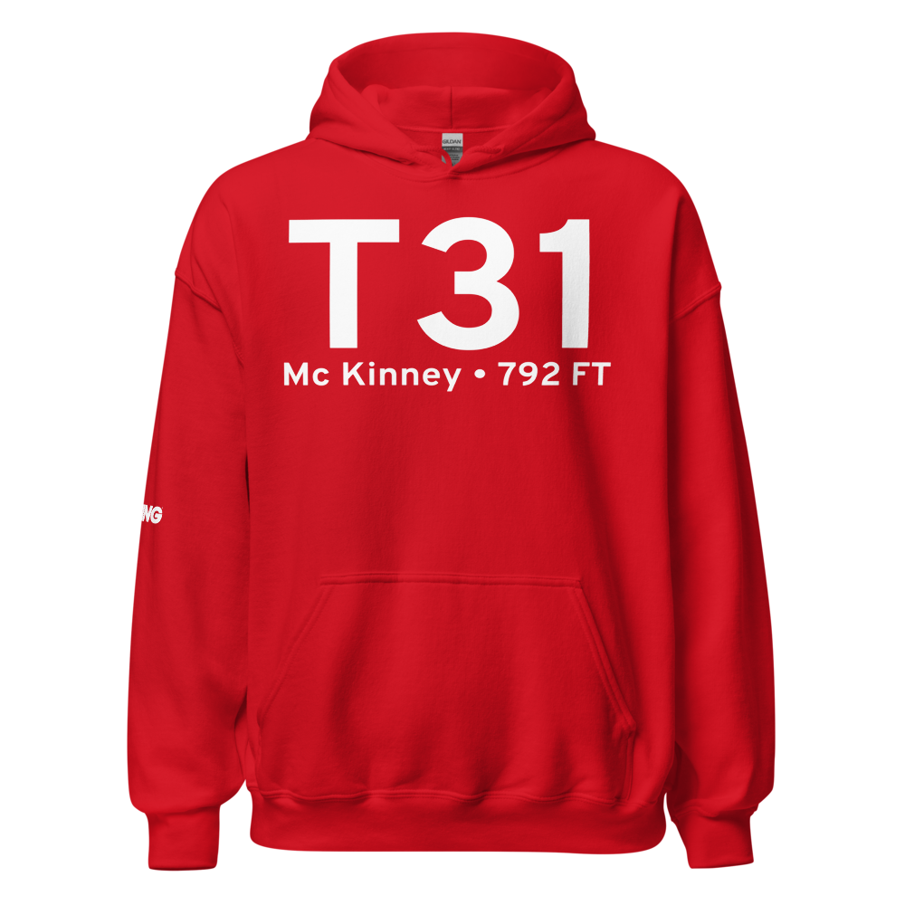 Mc Kinney (KT31) Airport Hoodie Sweatshirt 
