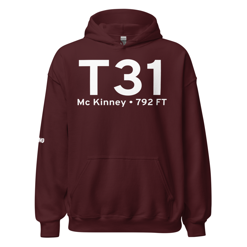 Mc Kinney (KT31) Airport Hoodie Sweatshirt 
