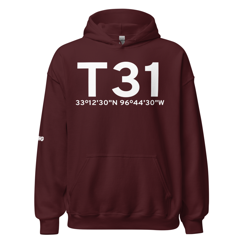 Mc Kinney (KT31) Airport Hoodie Sweatshirt 
