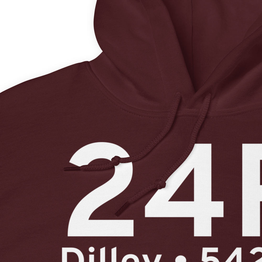 Dilley (K24R) Airport Hoodie Sweatshirt 
