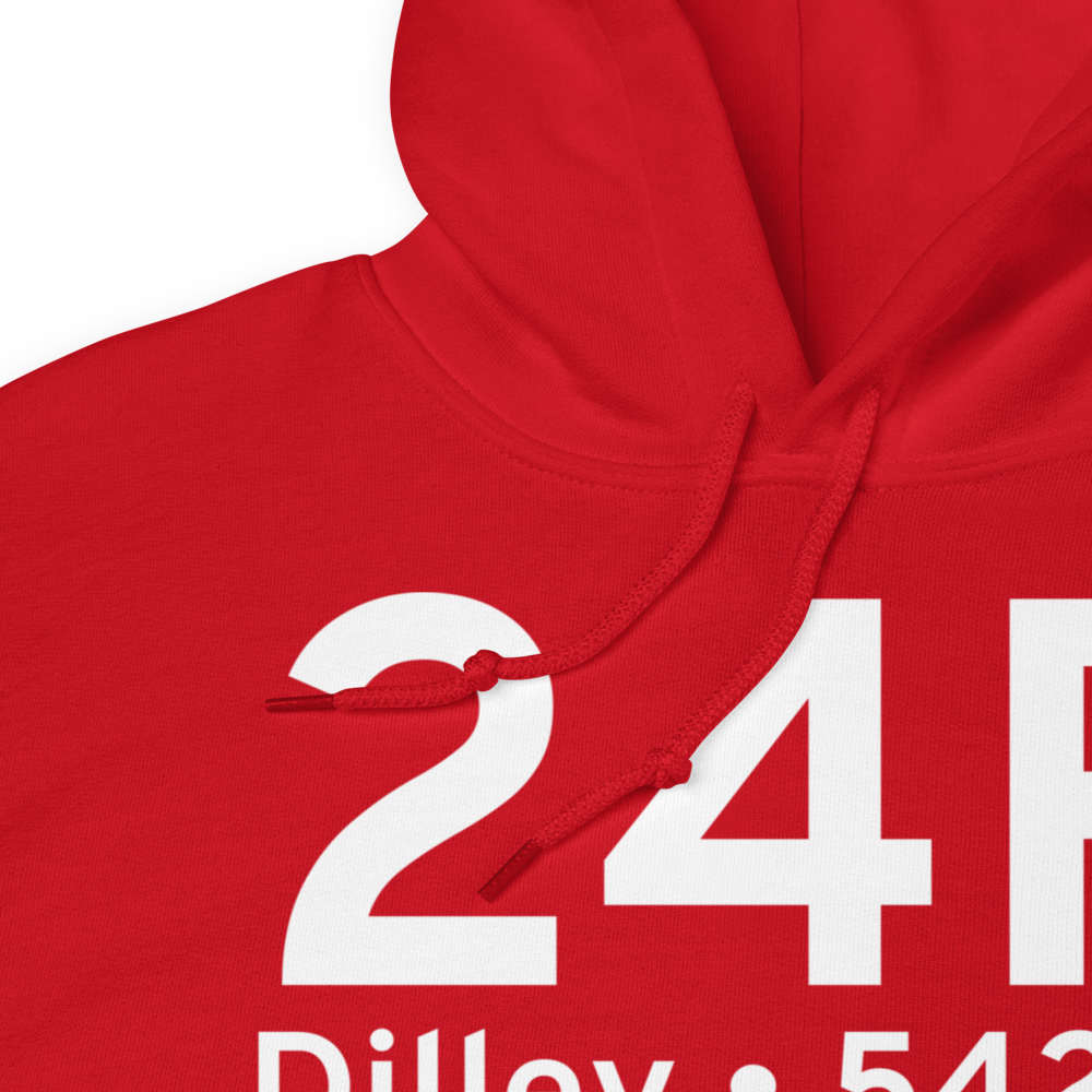 Dilley (K24R) Airport Hoodie Sweatshirt 