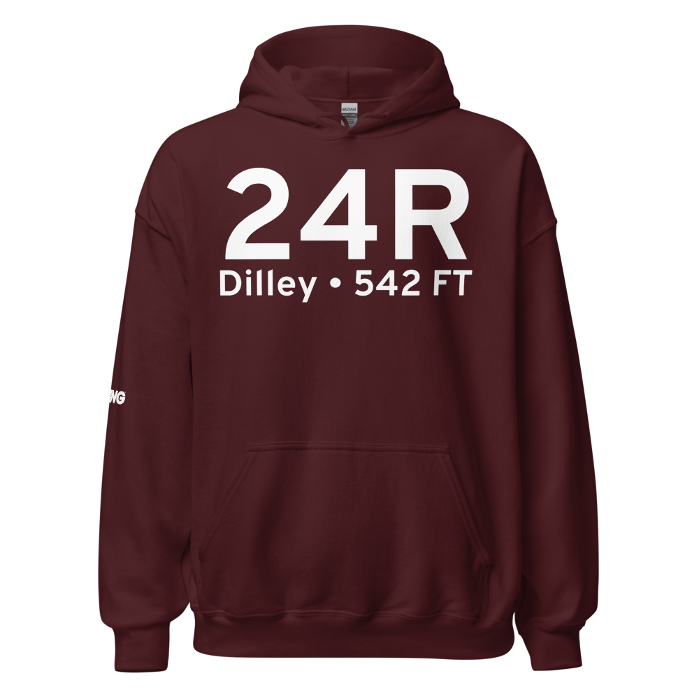 Dilley (K24R) Airport Hoodie Sweatshirt 