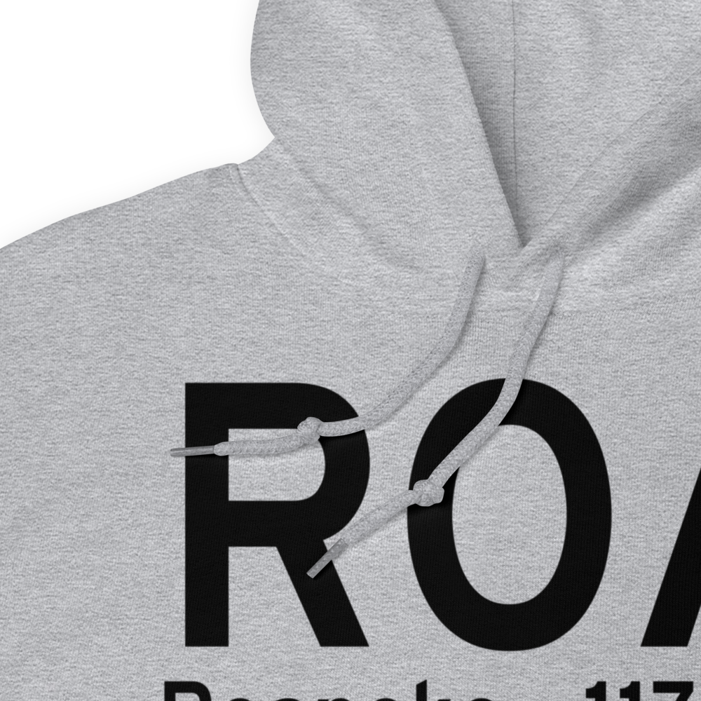 Roanoke (KROA) Airport Hoodie Sweatshirt 