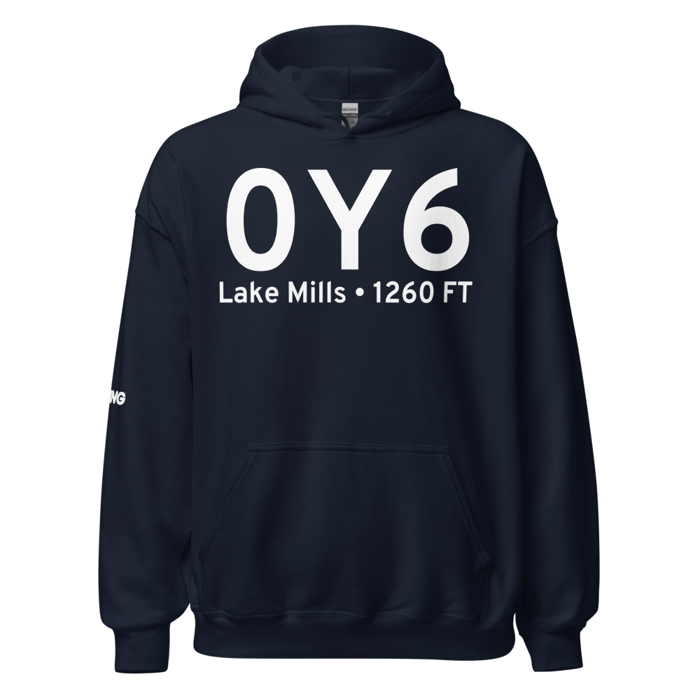 Lake Mills (0Y6) Airport Hoodie Sweatshirt 