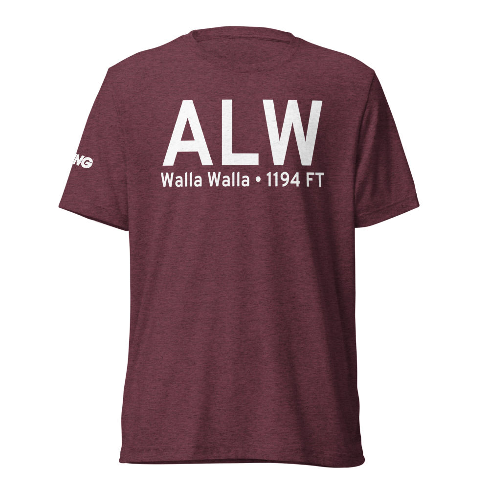 Walla Walla (KALW) Airport Tri-blend T-Shirt 