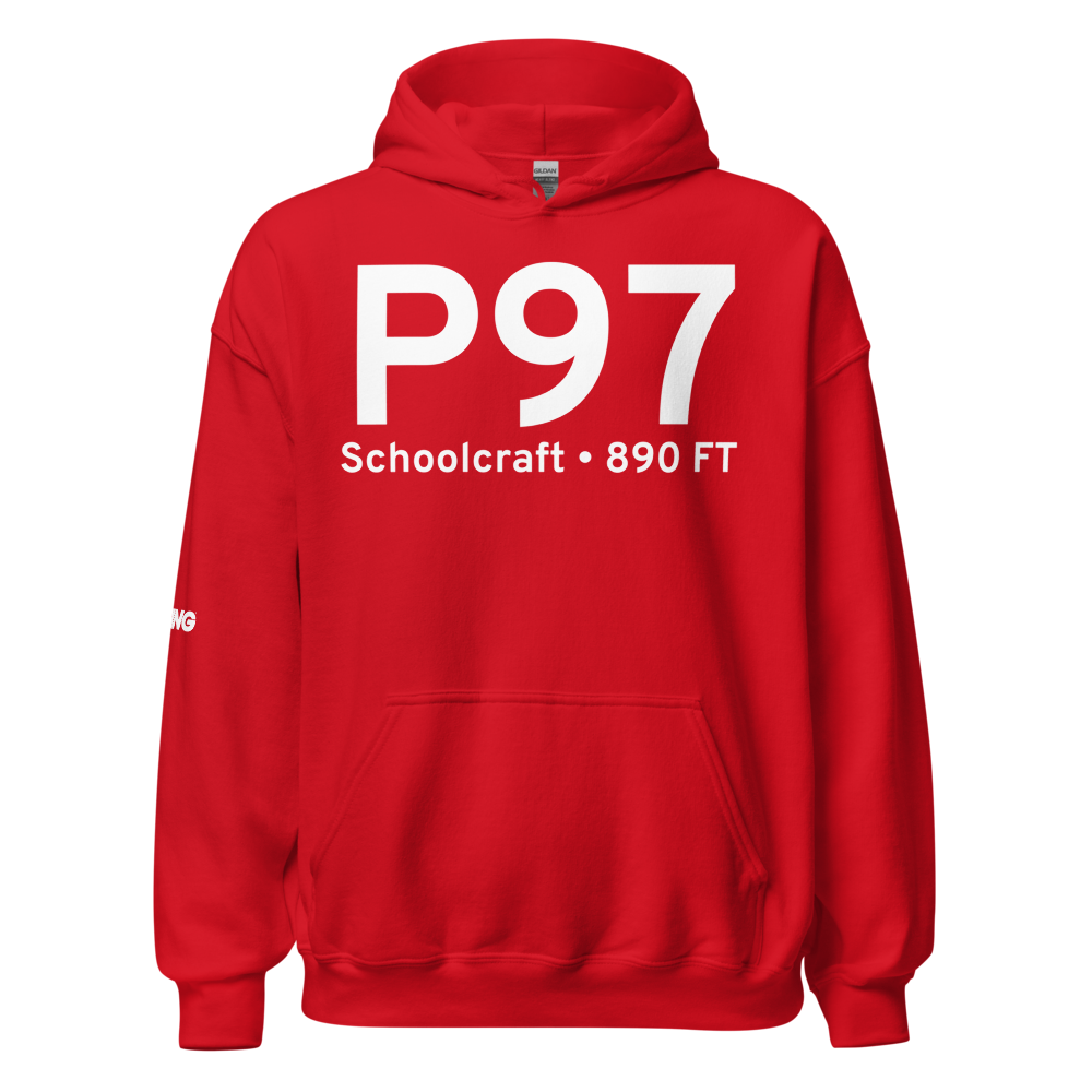 Schoolcraft (P97) Airport Hoodie Sweatshirt 