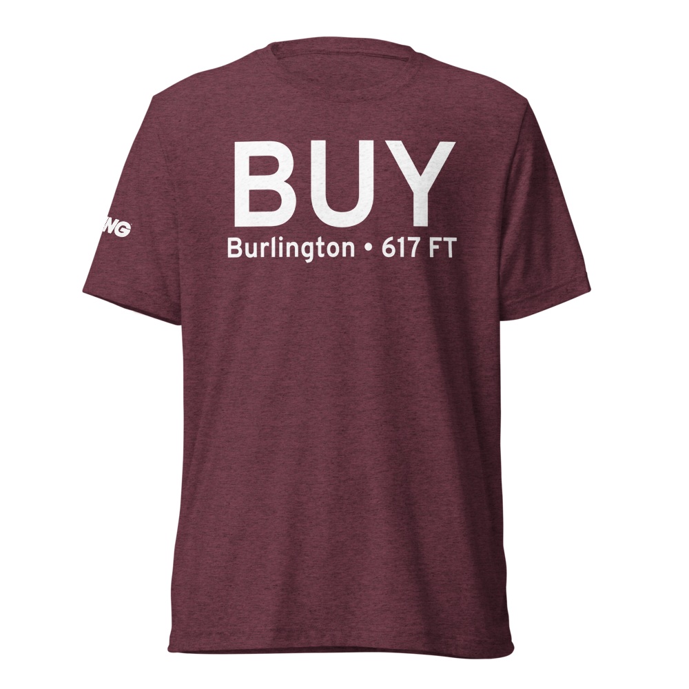 Burlington (KBUY) Airport Tri-blend T-Shirt 