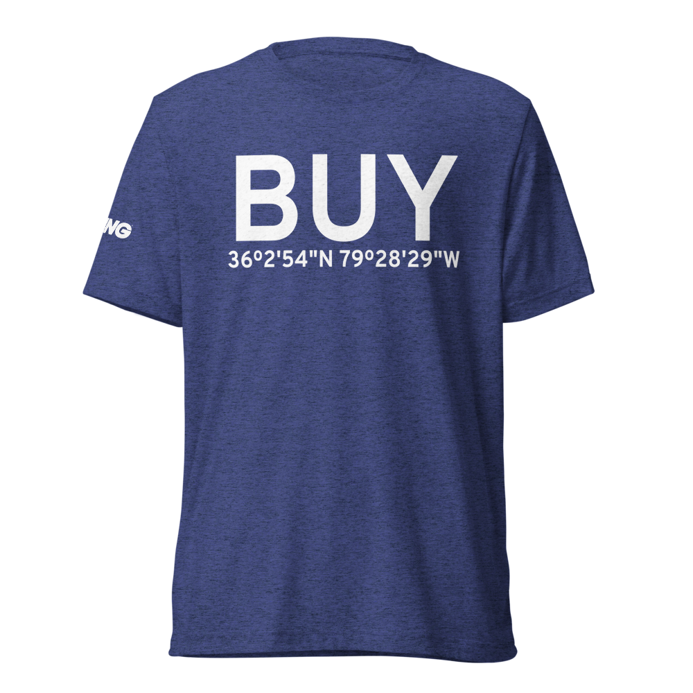 Burlington (KBUY) Airport Tri-blend T-Shirt 