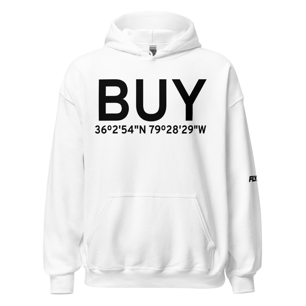 Burlington (KBUY) Airport Hoodie Sweatshirt 