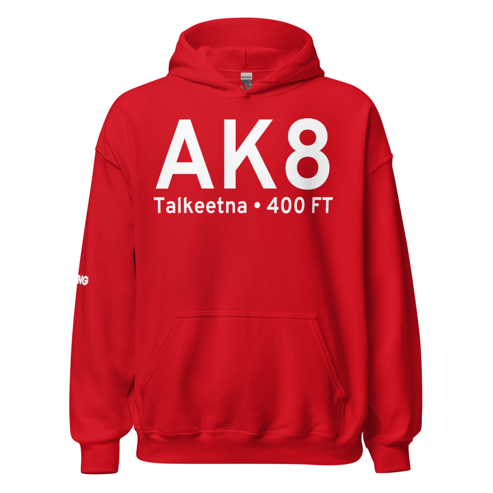 Talkeetna (AK8) Airport Hoodie Sweatshirt 
