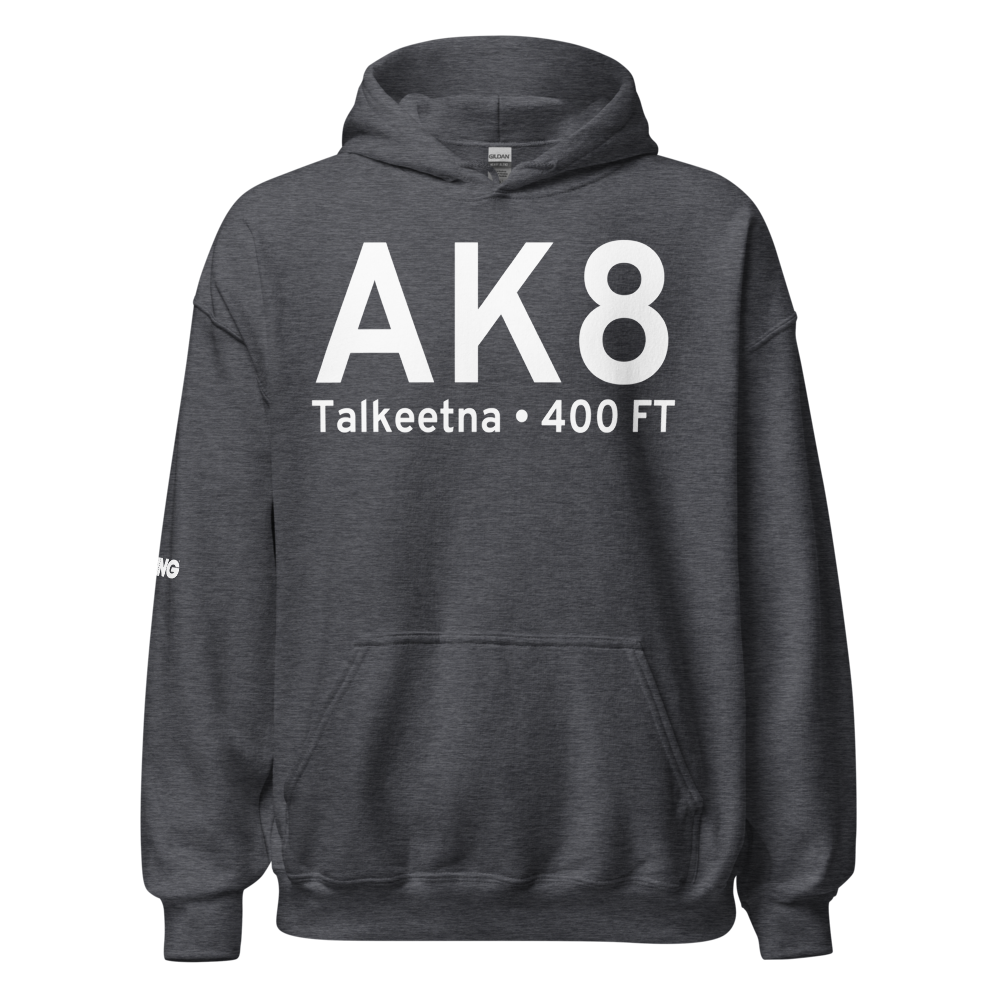 Talkeetna (AK8) Airport Hoodie Sweatshirt 
