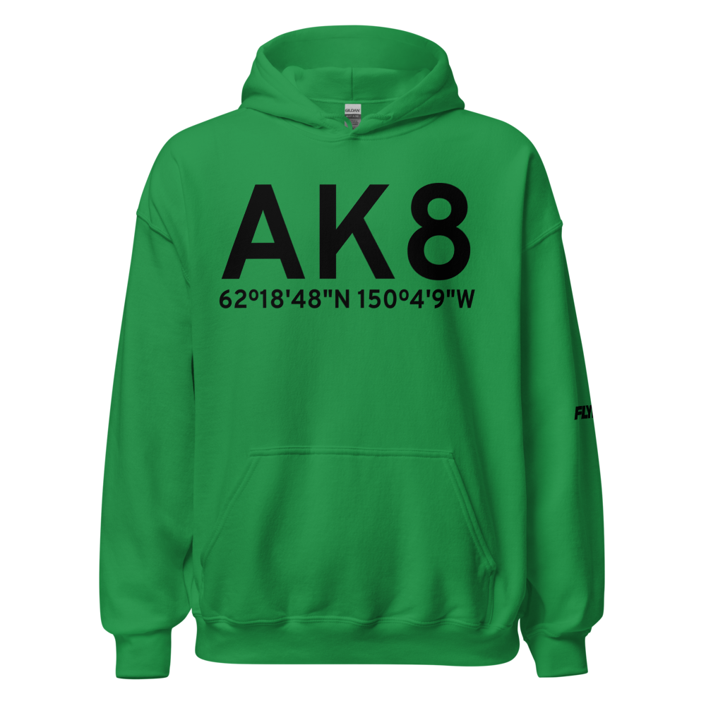 Talkeetna (AK8) Airport Hoodie Sweatshirt 