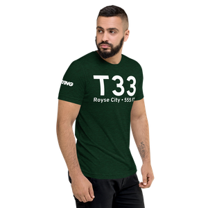 Royse City (T33) Airport Tri-blend T-Shirt