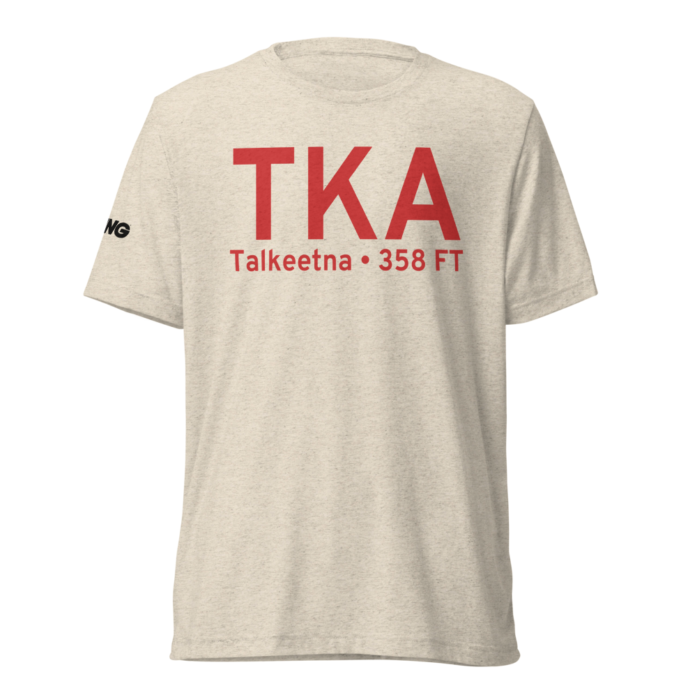 Talkeetna (PATK) Airport Tri-blend T-Shirt 